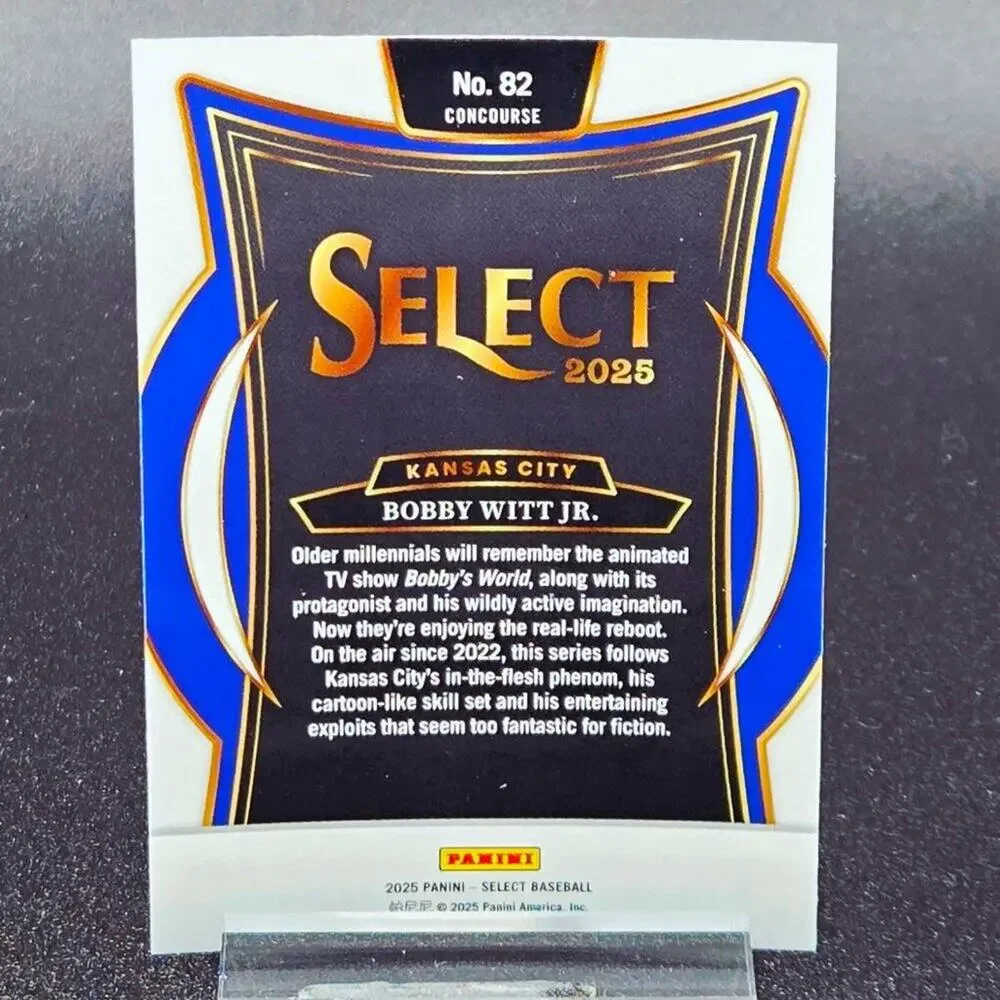 Bobby Witt Jr. Bowman Select Certified Stars Kansas City Royals Star